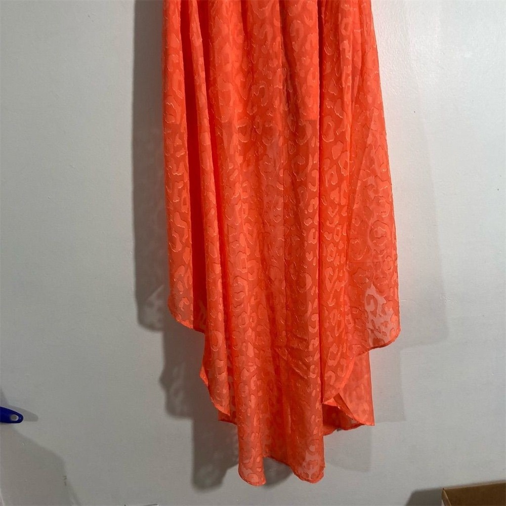 Guess Women's Sleeveless Wrap Romper Orange Size 2 Summer Casual - Picture 11 of 16